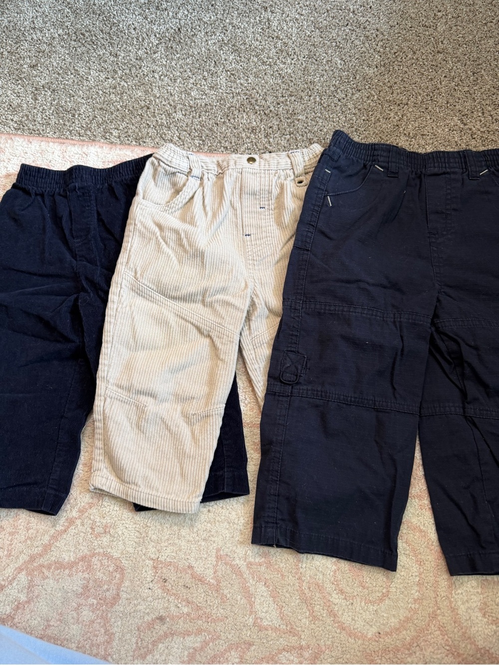 Toddler Boy 24 Months Khaki Corduroy Pants Bundle